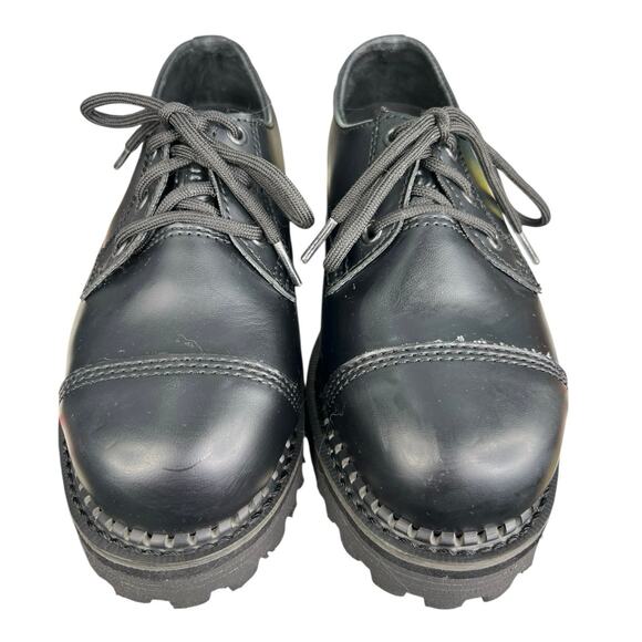 Demonia Unisex Riot 03 Steel Toe Platform Oxfords Size US M 6 W 8 - Picture 7 of 12